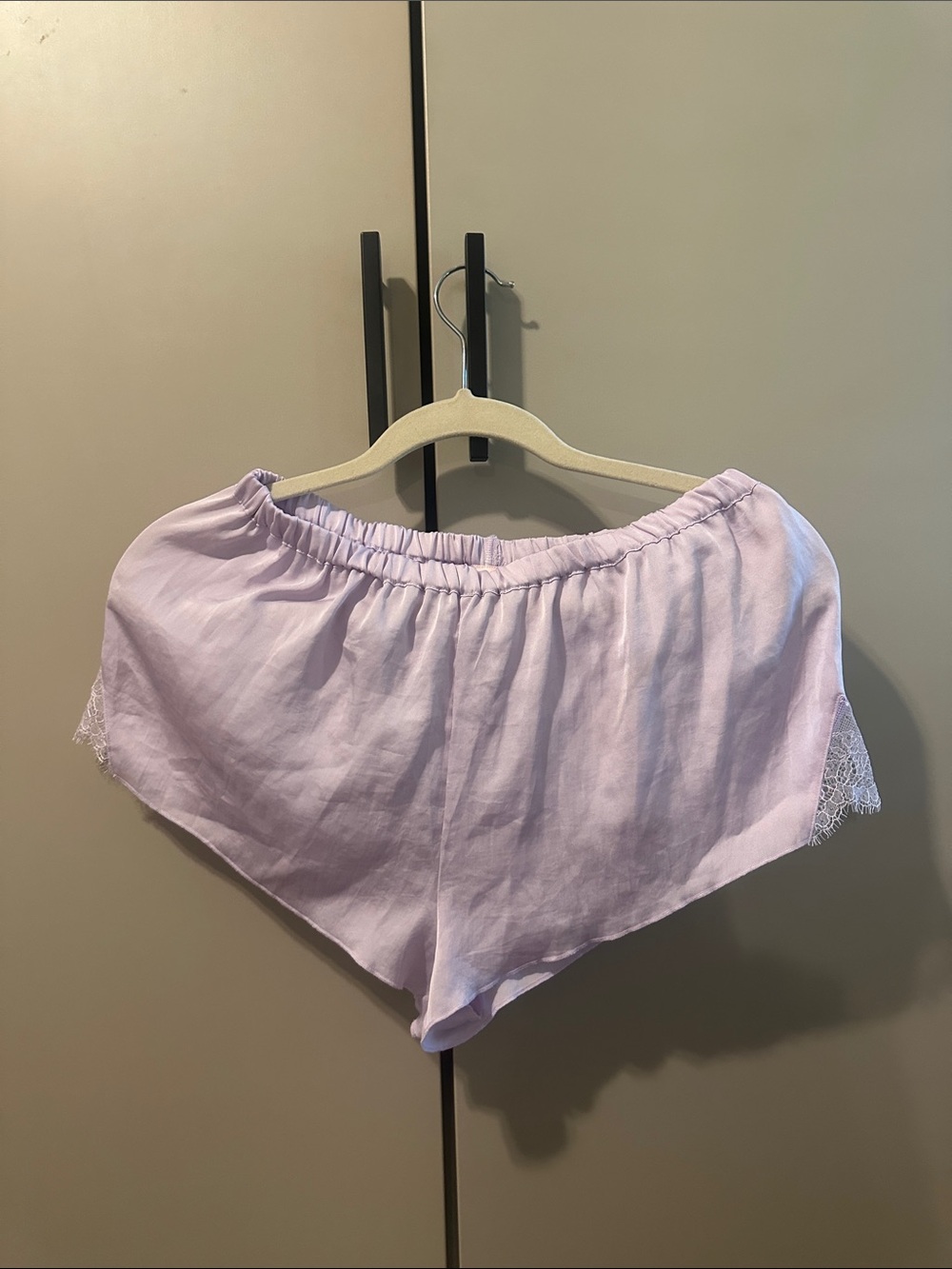 Victoria Secret Lilac Lace-Trim Sleep Shorts Women Intimates & Sleepwear Size S